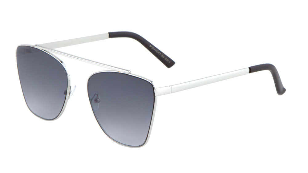 Bridgeless Flat Super Dark Lens Wholesale Bulk Sunglasses