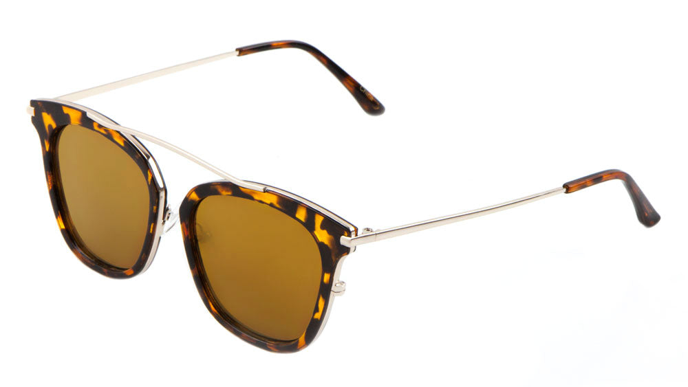 Bridgeless Retro Fashion Wholesale Sunglasses