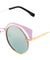 Round Cat Eye Brow Fashion Wholesale Sunglasses
