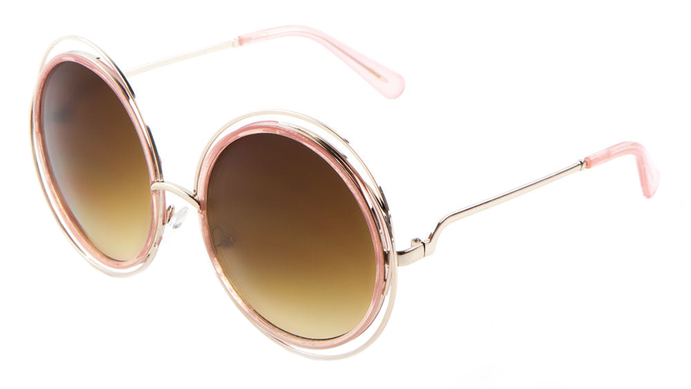 Accent Ring Round Wholesale Bulk Sunglasses