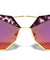 Octagon Color Mirror Fashion Wholesale Sunglasses