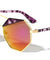 Octagon Color Mirror Fashion Wholesale Sunglasses