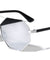 Octagon Color Mirror Fashion Wholesale Sunglasses