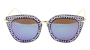 Cat Eye Metal Mesh Wholesale Bulk Sunglasses