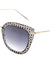 Cat Eye Metal Mesh Fashion Wholesale Sunglasses