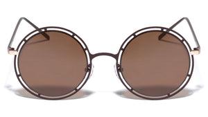 Cutout Frame Round Wholesale Bulk Sunglasses
