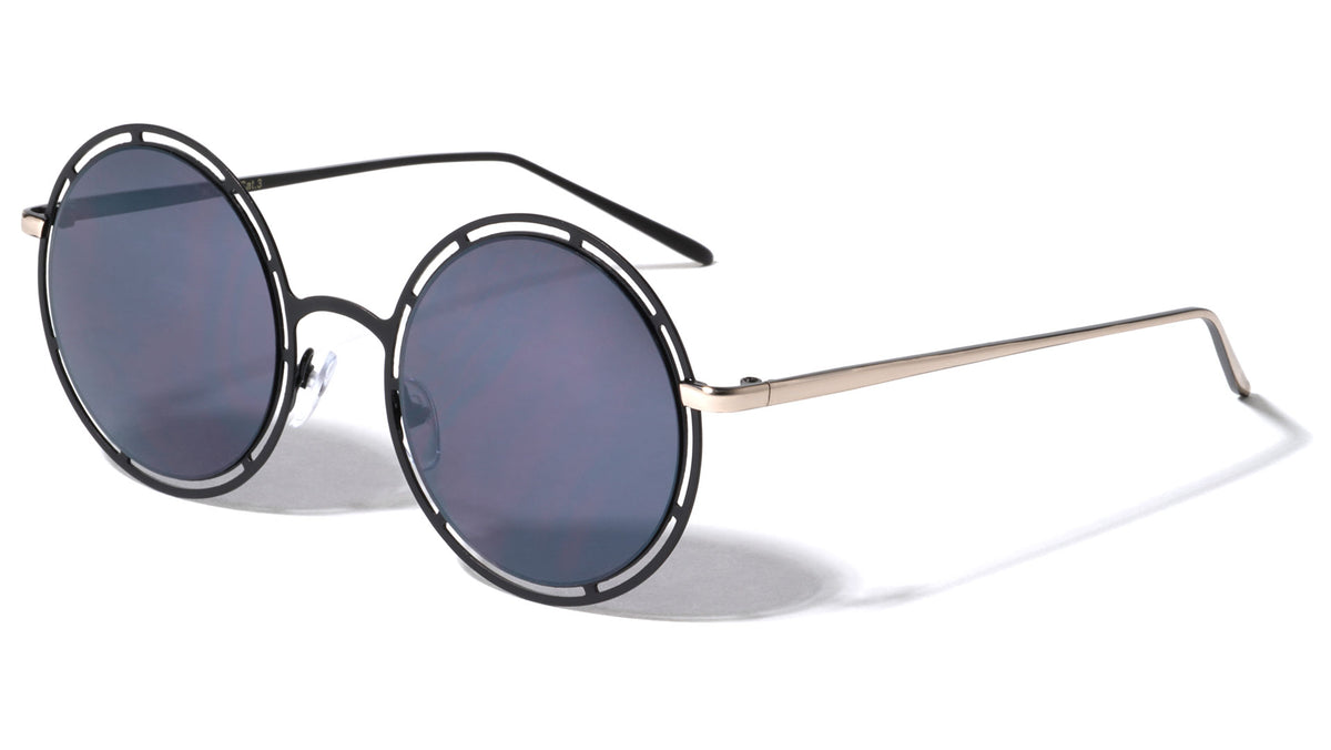 Cutout Frame Round Wholesale Bulk Sunglasses