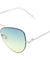 Triangle Aviators Oceanic Color Lens Bulk Sunglasses