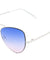 Triangle Aviators Oceanic Color Lens Bulk Sunglasses