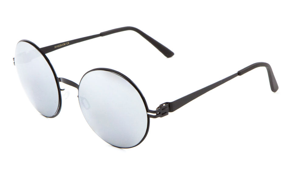 Rimless Round Color Mirror Wholesale Bulk Sunglasses