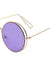 Round Side Ring Accent Color Lens Wholesale Bulk Sunglasses