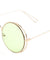 Round Side Ring Accent Color Lens Wholesale Bulk Sunglasses