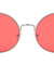 Round Side Ring Accent Color Lens Wholesale Bulk Sunglasses