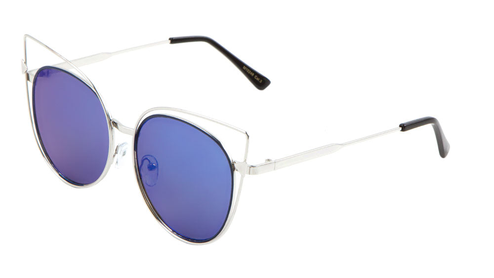 Cat Eye Wireframe Fashion Wholesale Sunglasses
