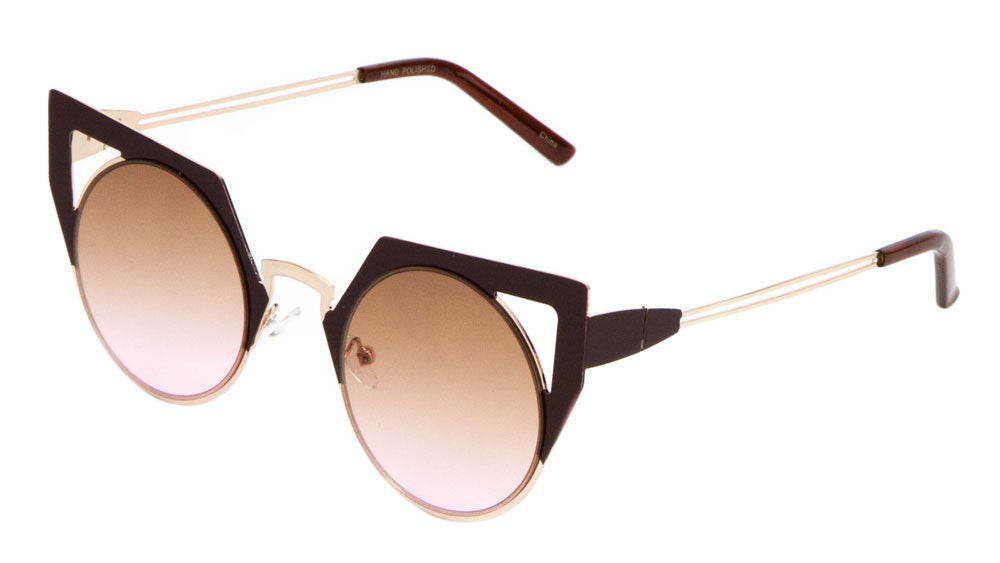 Round Cat Eye Wholesale Bulk Sunglasses