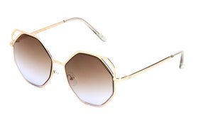 Accent Corner Octagon Fashion Wholesale Sunglasses