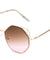 Accent Corner Octagon Fashion Wholesale Sunglasses