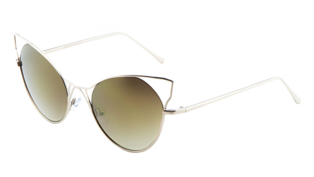 Wireframe Cat Eye Wholesale Sunglasses