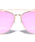 Retro Top Bar Color Mirror Wholesale Bulk Sunglasses