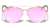 Retro Top Bar Color Mirror Wholesale Bulk Sunglasses
