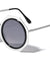 Round Octagon Flat Rim Color Mirror Wholesale Sunglasses