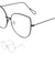 Cat Eye Flat Clear Lens Wholesale Bulk Glasses
