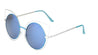 Round Cat Eye Flat Color Mirror Wholesale Sunglasses