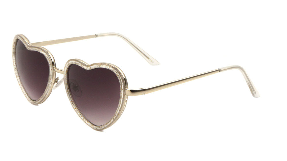 Heart Shaped Wholesale Bulk Sunglasses