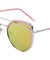 Double Bar Color Mirror Cat Eye Bulk Sunglasses