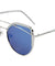 Double Bar Color Mirror Cat Eye Bulk Sunglasses