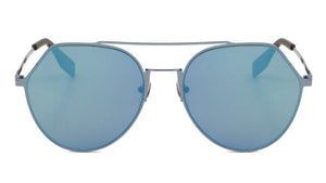 Angled Corner Color Mirror Aviators Wholesale Sunglasses