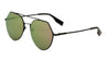Angled Corner Color Mirror Aviators Wholesale Sunglasses
