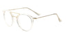 Retro Style Thin Brow Bar Clear Lens Aviators Wholesale Bulk Glasses