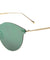 Rimless Solid One Piece Retro Color Mirror Bulk Sunglasses