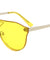Rimless Solid One Piece Lens Wholesale Bulk Sunglasses