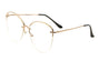 Rimless Clear Lens Cat Eye Wholesale Bulk Glasses