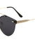 Rimless Retro Style Flat Color Mirror Bulk Sunglasses