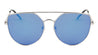 Flat Top Spring Hinge Mirrored Cat Eye Wholesale Sunglasses