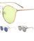 Retro Style Color Mirror Aviators Wholesale Sunglasses
