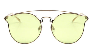 Retro Style Color Mirror Aviators Wholesale Sunglasses