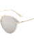 Retro Bridgeless Keyhole Fashion Wholesale Sunglasses