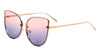 Cat Eye Oceanic Color Lens Wholesale Sunglasses