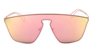 Relief Solid One Piece Lens Fashion Wholesale Sunglasses