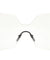 Rimless Angled Butterfly Solid One Piece Clear Lens Glasses