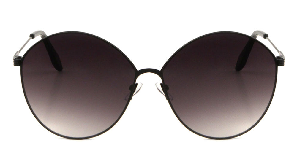 Rimless Rounded Cat Eye Wholesale Bulk Sunglasses