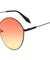 Rimless Rounded Cat Eye Oceanic Color Lens Bulk Sunglasses