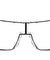Solid One Piece Metal Accent Clear Lens Wholesale Bulk Glasses