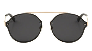 Rimless Bridgeless Color Mirror Wholesale Bulk Sunglasses