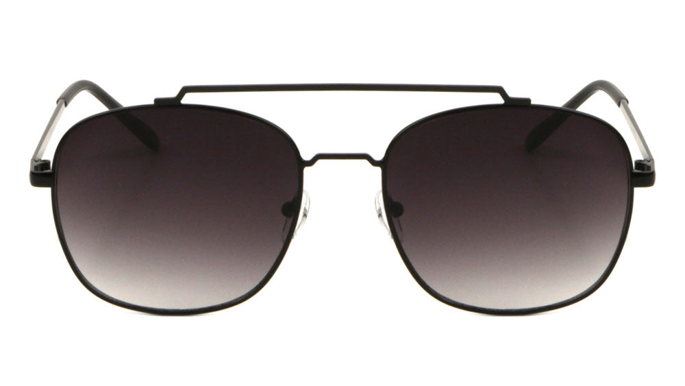 Squared Aviators Color Mirror Wholesale Bulk Sunglasses