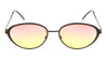 Thin Oval Oceanic Color Fashion Wholesale Sunglasses